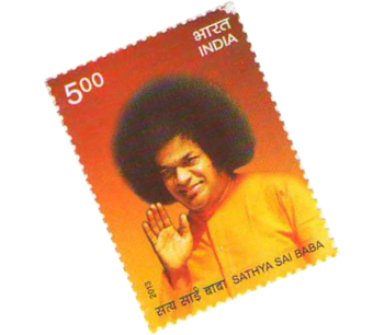 Sathya Sai Baba Indian Stamp From Philacy