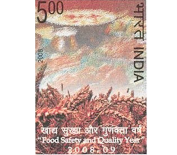 Food Safety and Quality year 2008-9 Indian Stamp