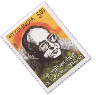 Dr. Laxmi Mall Singhvi India Stamp