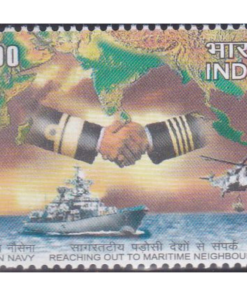 Navy Day Reaching Out to Maritime Neighbours India Stamp