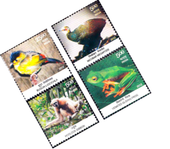 Endemic Species of Indian Biodiversity Hot spots Miniature Sheet