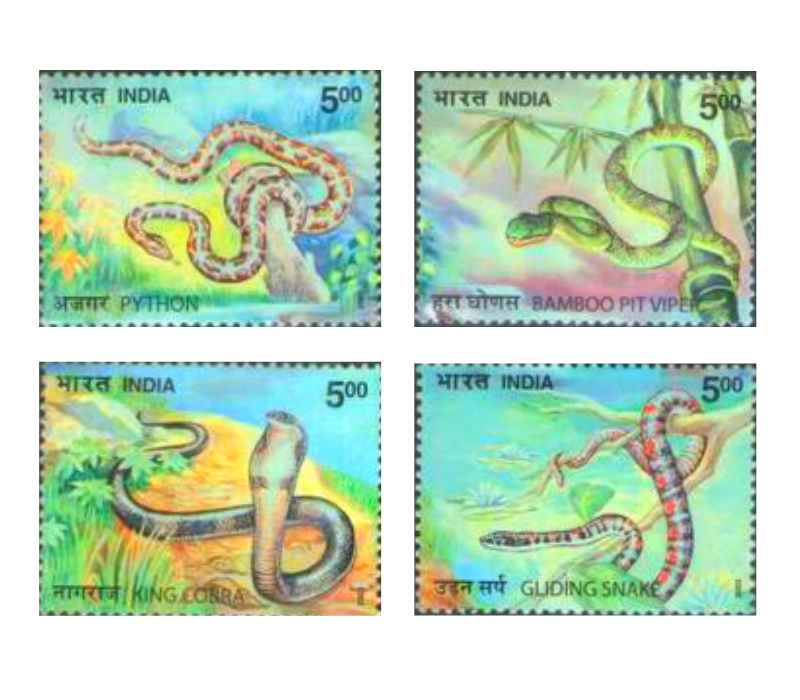 Nature India Snake Miniature Sheet