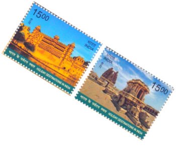 Holiday Destinations in India Miniature Sheet