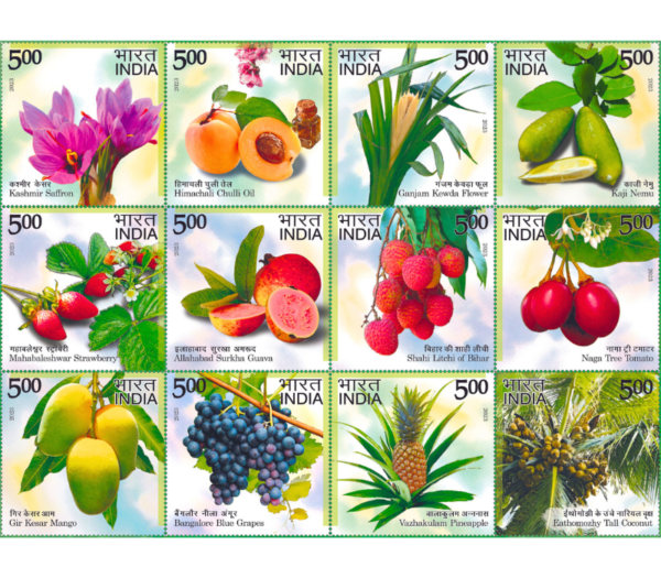 Geographical Indications Agricultural Goods Miniature Sheet