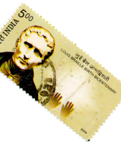 Louis Braille Birth Bicentenary India Stamp