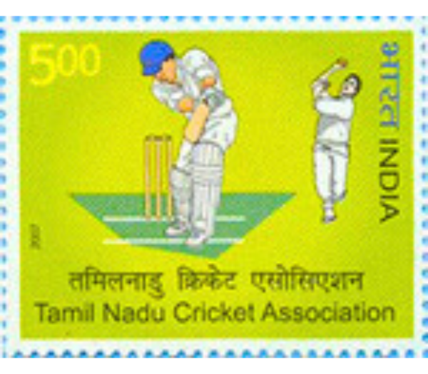 Tamil nadu Cricket India Stamp