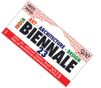 India Art Architecture Design Biennale 2023 Postage Stamp (1)