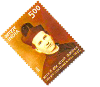 100 years of don bosco salesians in india Postage Stamp (1)