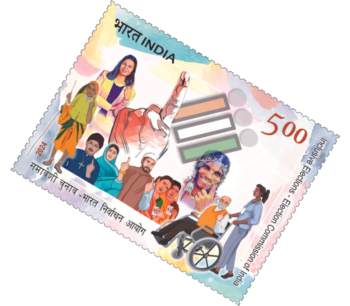 election commission of India stamp (1)